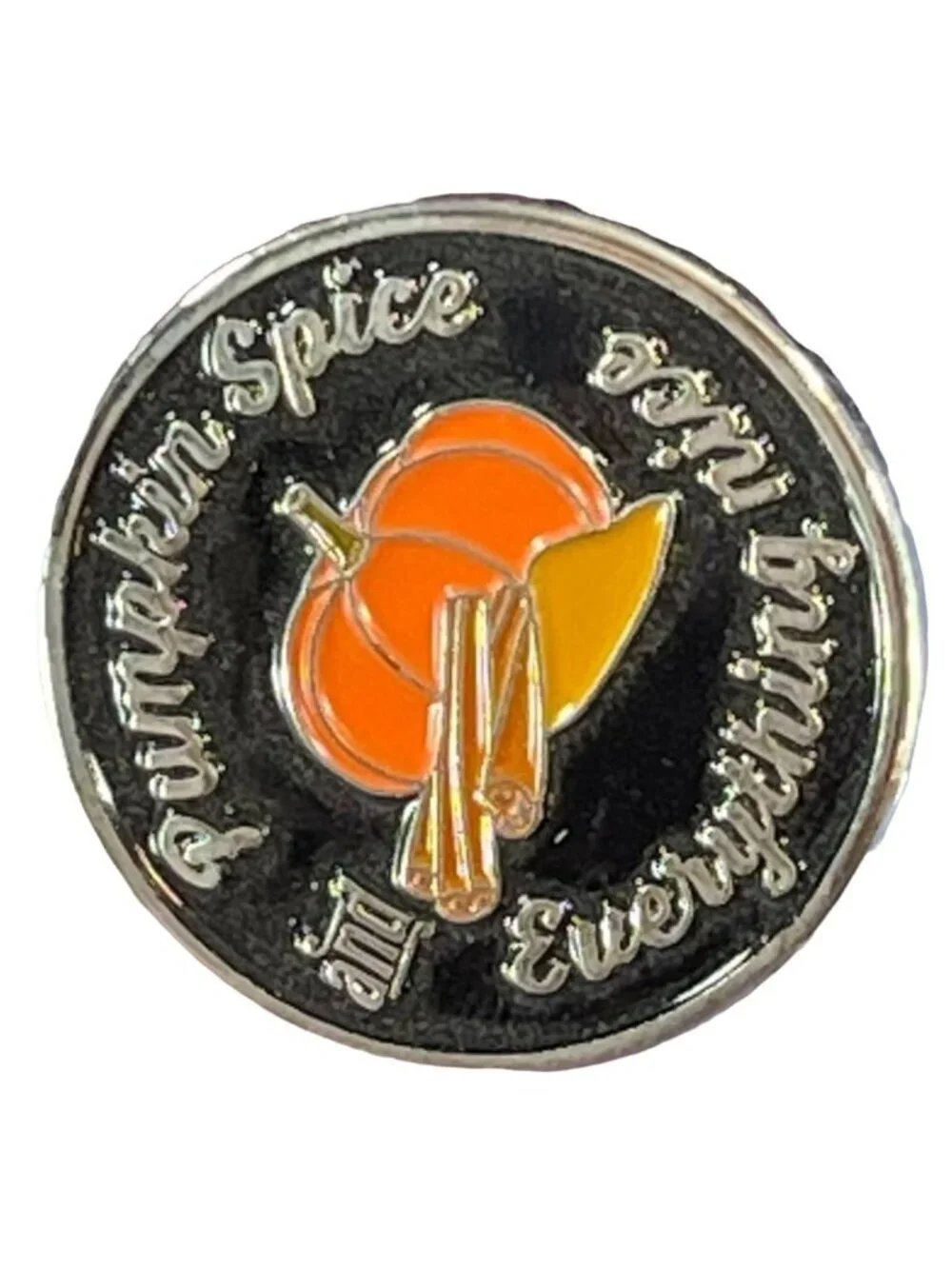Pumpkin Spice Nice Lapel Pin Autumn Harvest Fall Badge Accessories Brooch Gift
